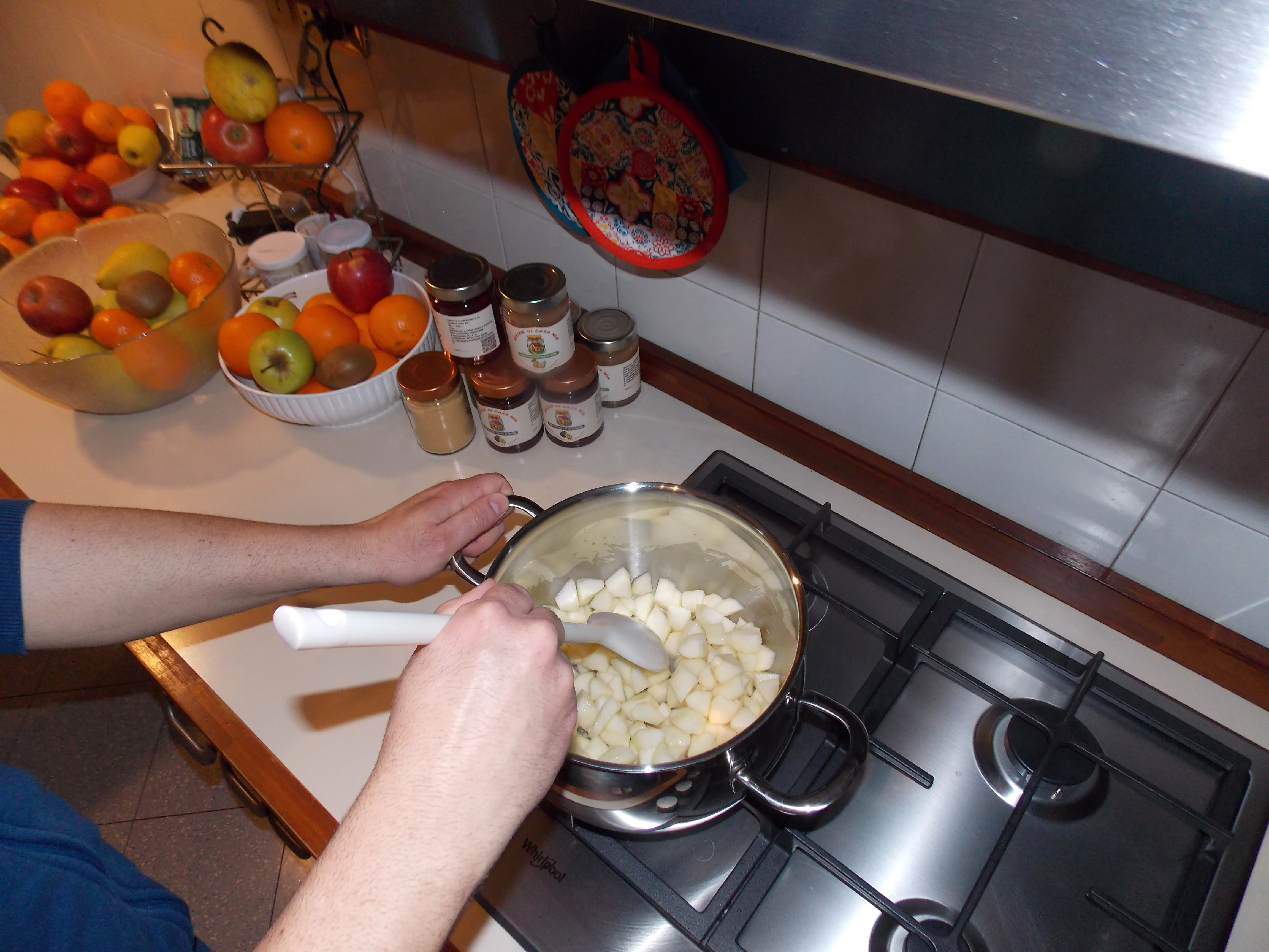 Preparazione artigianale in cucina
